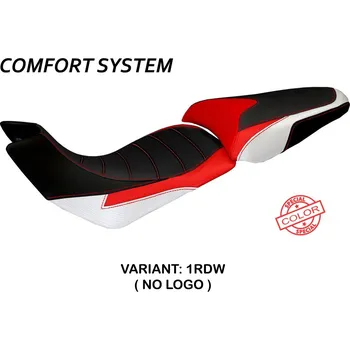 Moto sedlo TPZ Italia Potah sedla Ducati Multistrada 1200 (12-14) Trinacria special color comfort model potah sedla: bez loga 1RDW (red-white)