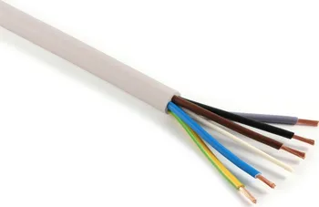 elektrický kabel NKT H05VV-F 3G1.50 B 08780033 1 m