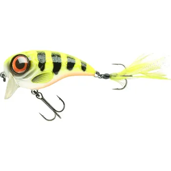 Umělá nástraha Spro Wobler Pomalu Plovoucí Fat Iris 60 Hot Perch 6 cm 17 g