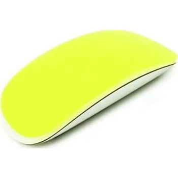 Pouzdro na mobilní telefon Měkký silikonový kryt pro Apple Magic Mouse - neonově žlutý