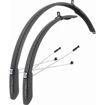 Blatník na kolo Simpla blatníky 28' URBAN SDL 45 mm titanová barva set