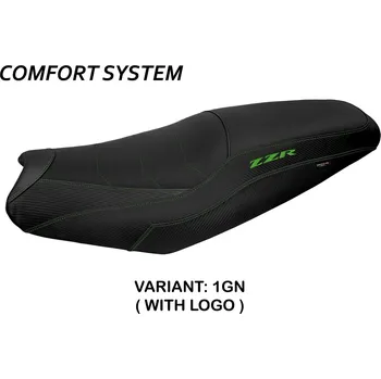 Moto sedlo TPZ Italia Potah sedla Kawasaki ZZR 1400 (06-20) Belize comfort model potah sedla: bez loga 1GN (green)