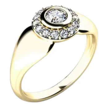 Prsten Zlatý briliantový prsten AU 585/1000 PATTIC G1089801