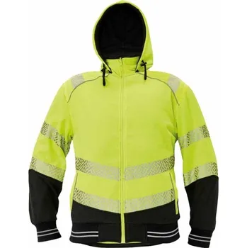 Pánská mikina Knoxfield Knoxfield Profi Pánská HI-VIS mikina 03010545 žlutá 3XL