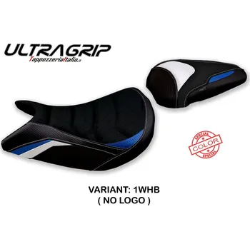 Moto sedlo TPZ Italia potah sedla Suzuki GSX S 1000 (15-20) Mavora special color ultragrip model potah sedla: bez loga 1WHB (white-blue)