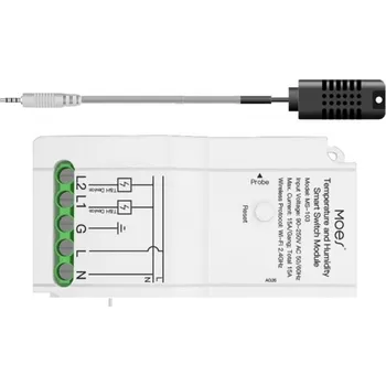 Termostat Moes Tuya TH15 dual termostat S čidlem: SI7021