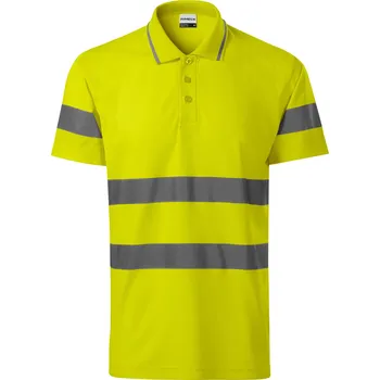 Pánské tričko Rimeck Hv Runway Polokošile unisex 2V9 reflexní žlutá XXXL
