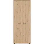 SPACE OFFICE šatní skříň SZF2D/200, dub artisan