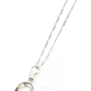 Řetízek Stříbro řetízek Figaro 45cm Ag 925/1000 + Rh (cca 2,2g)