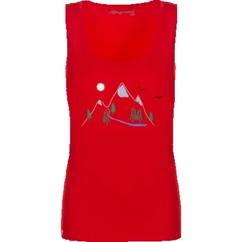 Dámské tílko Almgwand WUHRSTEINALM - červená S
