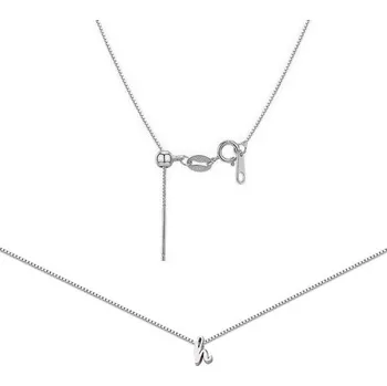 Šperk Šperky4U Ocelový náhrdelník s písmenem - OPD0260-H