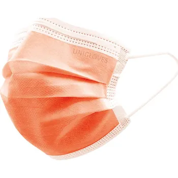 Vyšetřovací rukavice UNIGLOVES Oranžové roušky Profil Plus, 50 ks Barva: oranžová