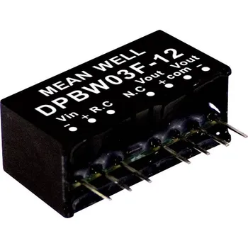 Měnič napětí MEAN WELL DPBW03F-15 DC/DC měnič napětí, modul 100 mA 3 W Počet výstupů: 2 x Obsah 1 ks