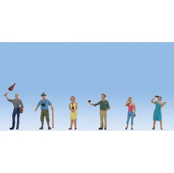 Modelová železnice Postavičky Turisti H0 - Noch 15472 (Figurky H0 1:87)