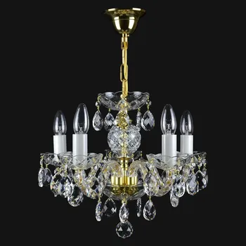 Lustr křišťálový LW160052100, Varianta Zlatý