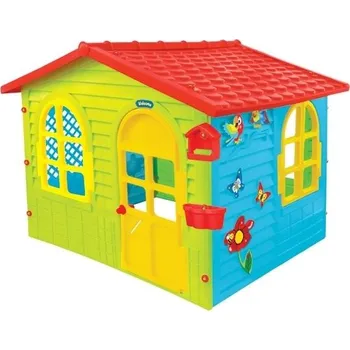 Mochtoys Garden House 11640084 červená střecha Dětský domeček Mochtoys Garden House 11640084 červená střecha