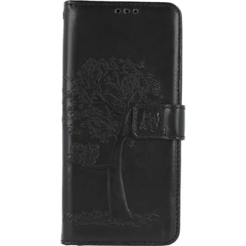 Pouzdro na mobilní telefon Pouzdro Realme 9 Pro knížkové Černý strom sovičky (kryt neboli obal na Realme 9 Pro)