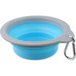 Cestovní miska DOG FANTASY skládací modrá Velikost: S