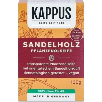 Mýdlo Kappus Santalové dřevo toaletní mýdlo 100 g