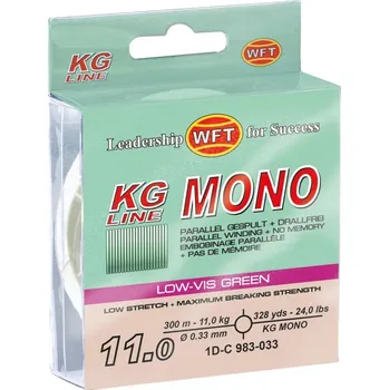 WFT vlasec KG Mono Green 150m 0,25