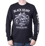 tričko pánské - MOTORCYCLE - BLACK HEART - 8333 - M