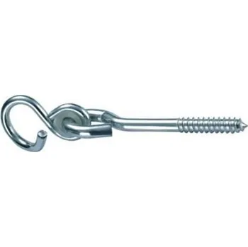Zahradní houpačka Houpačkový hák kyvný s vrutem 10.6x250mm