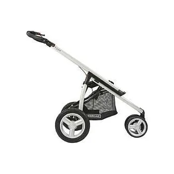 Kočárek BÉBÉCAR-PDVOZEK ICON AT S NAFUKOVACÍMI KOLY Barva: stříbrná/černá