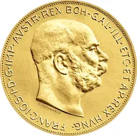 Münze Österreich 100 korun mince František Josef I. 33,8 g