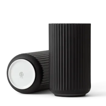 Váza Porcelánová váza Lyngby černá 31 cm