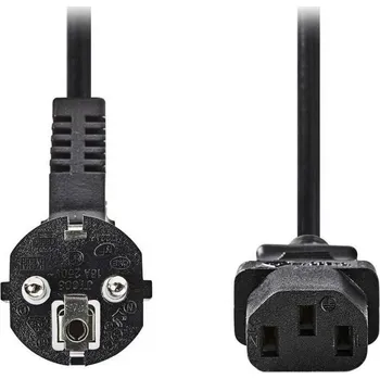 Držák monitoru NEDIS napájecí kabel 230V/ přípojný 10A/ konektor IEC-320-C13/ úhlová zástrčka Schuko/ černý/ 2m