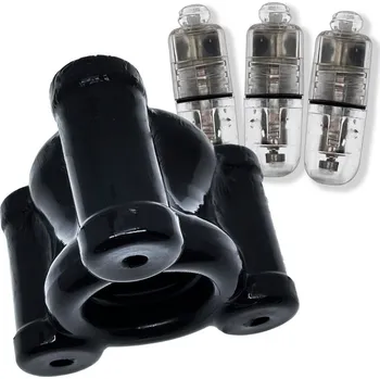 Klinik sex Oxballs Buzz Squeeze Ballsack Intense Triple 360 Vibe-Black