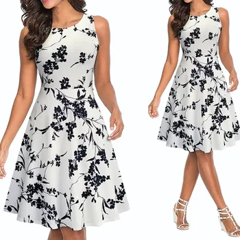 Dámské šaty Dámské letní šaty Black & White Velikost: XXL