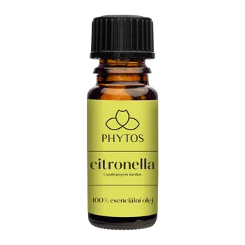 Vonný olej Phytos Citronella 100% esenciální olej 20 ml