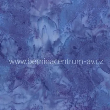 Hoffman 3018-040 bali batika modrá bavlněná látka patchwork