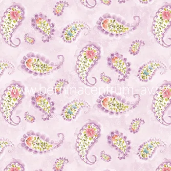 WILMINGTON PRINTS 999-85 Rainbow Seeds květovaná bavlněná látka patchwork