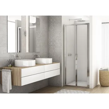 Sprchové dveře D22K - ATYP zlamovací dveře 60-80 cm D22KSM150