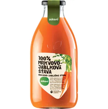 Recenze Zdravo Mrkvovo-jablková šťáva 100% 750 ml