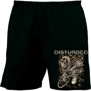 Pánské kraťasy bermudy, kraťasy Disturbed - quitar logo