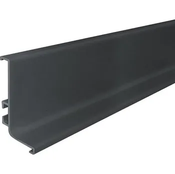 Nábytkové kování - Profil pro bezúchytkové dveře J- délka 4100 mm antracit