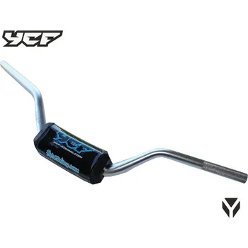 Řídítka Bezhrazdová hliníková řidítka - 28,6 mm (včetně polstru) pitbike YCF Barva: Stříbrná