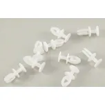 Háček na záclony k navléknutí - bílá