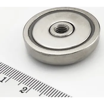 Dekorativní magnet orodian.cz Magnet v pouzdře se závitem přes celý magnet 32×8 mm