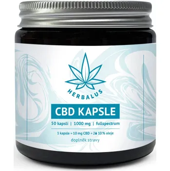 CBD Herbalus CBD 50 kapslí