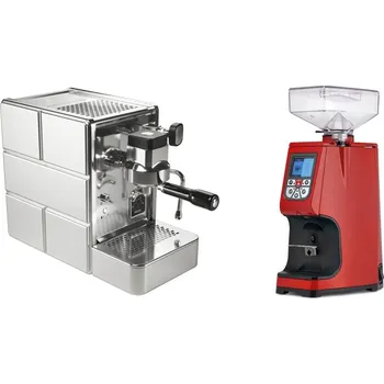 Kávovar Stone Espresso Mine Premium + Eureka Atom 60, ferrari red