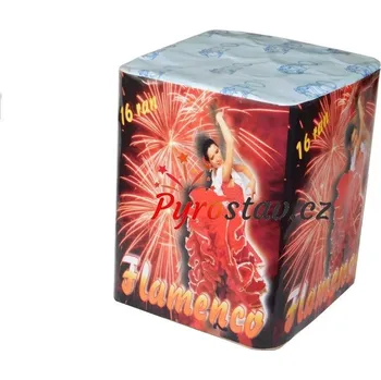 Zábavní pyrotechnika Ohňostroje SIPO s.r.o. Kompakt FLAMENCO 16 ran