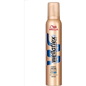 Wellaflex Instant Volume Boost Extra Strong Hold Mousse, Hold: 4/5, 200 ml