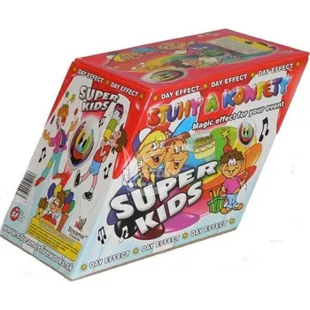 Zábavní pyrotechnika Super Kids - baterie konfet 12 ran