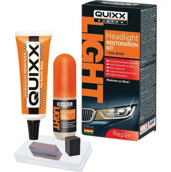Renovační set na obnovení zašedlých / matných světlometů Quixx Headlight Restoration Kit