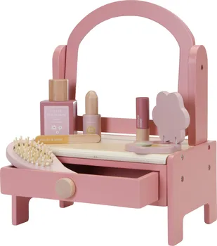 Dřevěná hračka Little Dutch Toaletní stoleček s příslušenstvím