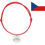 Doria Náramek na červené šňůrce pro paní učitelku E324